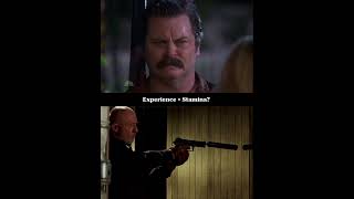 Ron Swanson vs Mike Ehrmantraut shorts [upl. by Aivekal291]