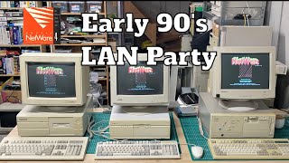 Early 90s LAN Party with Novell NetWare 4 [upl. by Radu]