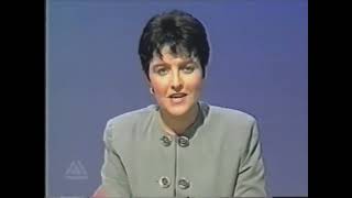 Channel Report With Cathy Le Feuvre  1992 [upl. by Aidualc]