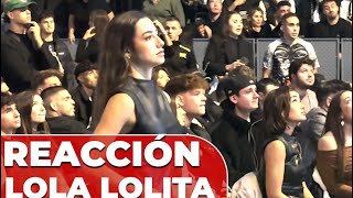 La reacción de LOLA LOLITA a la VICTORIA de IBELKY en WAR IV [upl. by Volpe]