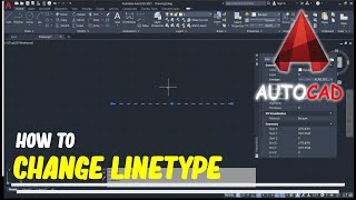 AutoCAD How To Change Linetype [upl. by Mackey]