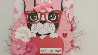 14 Days of Crafty Love 2024  Day 10  Valentines Tag  Valentines Series [upl. by Maryellen417]