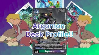 Argomon BT17 Deck Profile 2024 No tamer unsuspends for your opponent [upl. by Nylesoy993]