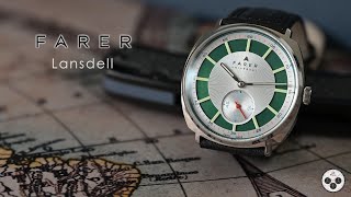 Farer Lansdell manual wind watch unboxing [upl. by Dottie195]