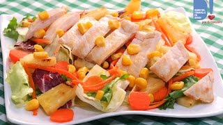 Ensalada de Pollo y Piña  Súper Fácil y Deliciosa [upl. by Leiahtan103]