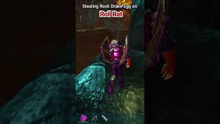 Challenge STEAL ROCK DRAKE EGG arksurvivalevolved [upl. by Aniratak]