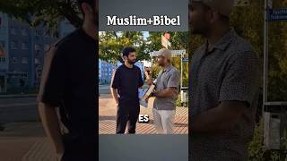 Ich gebe einem Muslim die Bibel ⛪️🕌 deutschland christian muslim culture menschen migration [upl. by Sato985]