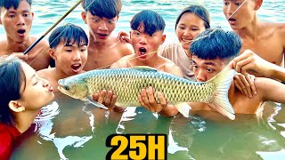 Anh Ba Phải  Thử Thách 25H Cắm Trại Câu Cá  Fishing camping [upl. by Adyol]