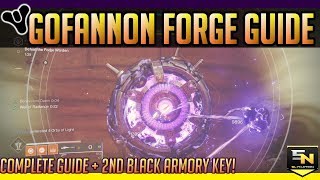 Destiny 2  Gofannon Forge Guide amp 2nd Black Armory Key [upl. by Werner]