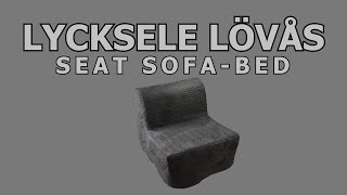 How to build  Ikea LYCKSELE LÖVÅS Seat SofaBed Assembly Put It Together [upl. by Llevaj]