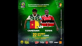 🛑DIRECT FULL HD CAMEROON 10 KENYA MATCH QUALIFIER WOMEN AFCON [upl. by Llevron]