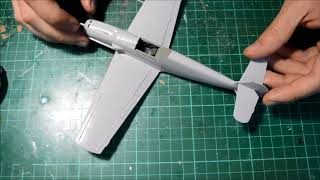 Hasegawa 148 Messerschmitt BF109E3 Part 2 [upl. by Gelya]