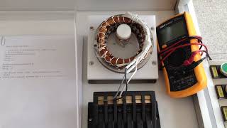 Stator testing machine tester [upl. by Ecinnaj]