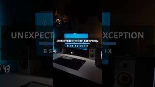 BSOD quick fix UNEXPECTEDSTOREEXCEPTION shorts [upl. by Duthie]