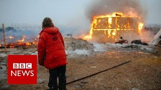 Dakota pipeline protesters leave site after yearlong occupation  BBC News [upl. by Lotsyrc690]