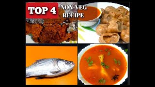 Top 4 nonveg recipe collection of Hira ki rasoi [upl. by Nosliw676]