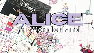 PLAN WITH ME  ALICE IN WONDERLAND  CLASSIC HAPPY PLANNER [upl. by End]