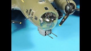 The GunsPart7 of Detailing amp Building the Revell Monogram 148 scale B17G [upl. by Milburt79]