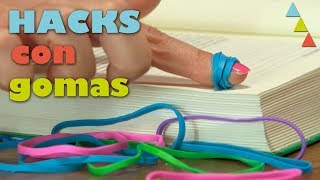 Life hacks con GOMAS ELÁSTICAS [upl. by Idona]