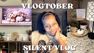 VLOGTOBERFALL CLEAN WITH MESILENT VLOGQUICK DINNER cleaning fall cooking [upl. by Stedt]