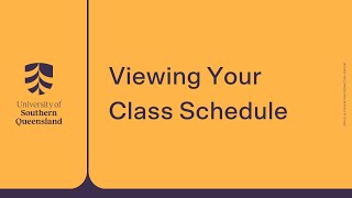 Viewing Your Class Schedule [upl. by Hazlip934]