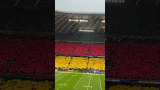 Scenes at the Allianz Arena for the nfl Munich game giants panthers shorts [upl. by Arahsit]