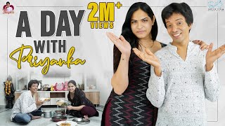 Day with Priyanka  Jabardasth Priyanka Singh and Shanti Swaroop  Shaining Shanti [upl. by Chaffin]