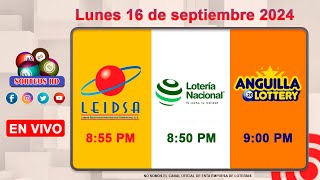 Lotería Nacional LEIDSA y Anguilla Lottery en Vivo 📺│Lunes 16 de septiembre 2024  855 PM [upl. by Lewiss]