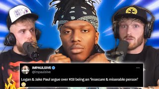 Logan Paul Fails To DEFEND Jake Paul After KSI DRAMA [upl. by Miki]