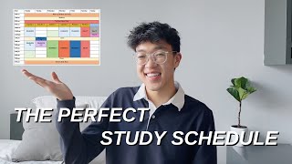 how to create a PRODUCTIVE STUDY SCHEDULE that AVOIDS BURNOUT time management tips for students [upl. by Errot]