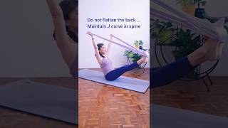 How can the resistance band support you safely pilatesmatwork resistancebands spinalhealth [upl. by Daraj]