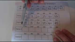 How to Play Lotto With an Abbreviated System 8  Lotto Wheeling  Step by Step Instructions [upl. by Scutt891]