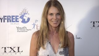 Catherine Oxenberg  Human Rights Hero Awards Red Carpet Arrivals [upl. by Oderfigis]