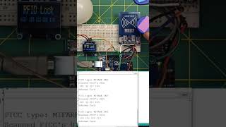 Arduino RFID sensor  Open the door using rfid  Display card address RFID RC522 shorts [upl. by Duquette]