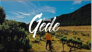 GUNUNG GEDE via GUNUNG PUTRI  CIBODAS CINEMATIC VIDEO with AERIAL DRONE [upl. by Einnij]