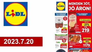 Lidl akciós újság 2023720 [upl. by Anirtal745]