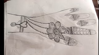 viral Mehandi ka design simple mehandi ka design easy way Mein Lagaye mehandi [upl. by Dani]