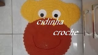 Cidinha Croche  Tapete Em Croche Carinha De Macaco  Tutorial Completo [upl. by Ecirum]