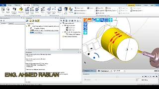 Wrapped Slot Manufacturing Edgecam Turning [upl. by Eidnahs]