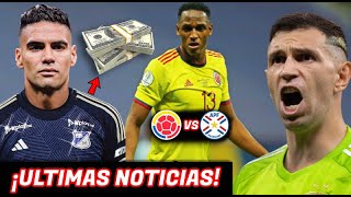 🚨LO ÚLTIMO YERRY MINA TITULAR vs PARAGUAY  ARGENTINA EXPLOTA🤬  FALCAO SALARIO MILLONARIO💲🔥 [upl. by Ynad]