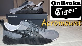 I LOVE These Onitsuka Tiger Acromount REVIEW Asics Run trainer style 4k [upl. by Ilil984]