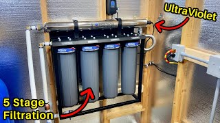 Whole House Water Filter Install for my Rainwater Harvesting System [upl. by Inafetse871]