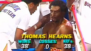 The Most Brutal One Punch Knockout In History  Thomas Hearns vs Roberto Duran [upl. by Airdnaid]