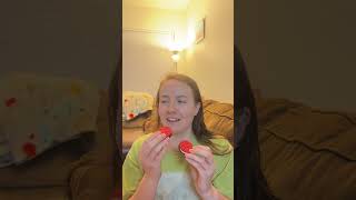 TasteTesting CocaCola Flavored OREOs 😳 Watch full video for the final verdict 🙃🤣 [upl. by Tanya213]