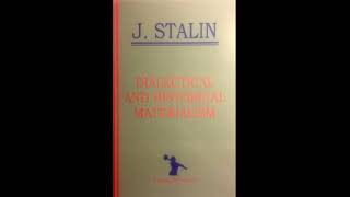 Dialectical and Historical Materialism by Joseph Stalin [upl. by Aneloj]