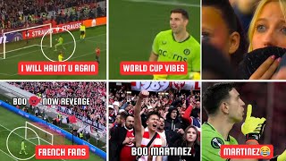 Emi Martinez Gives World Cup Flash back to french fans  Aston villa vs Lille Penalty Reaction [upl. by Claudio]