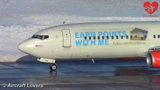 Eurobonus SAS B737 LNRPM  Germany BerlinTegel 291214 [upl. by Law]