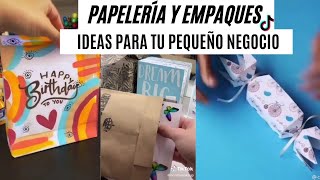 TikTok  Empaques Creativos  Pequeños Negocios Check  Recopilación  Part1 [upl. by Garwood607]