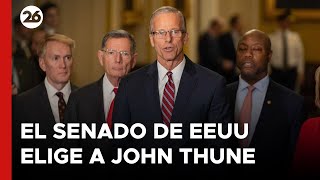 EEUU  Los republicanos del Senado eligen a John Thune como su próximo líder [upl. by Pejsach]