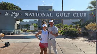 Las Vegas National Golf Course 1082024 with Michael and Alyssa Baker [upl. by Nebra]